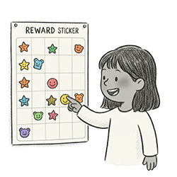 Reading charts and stickers