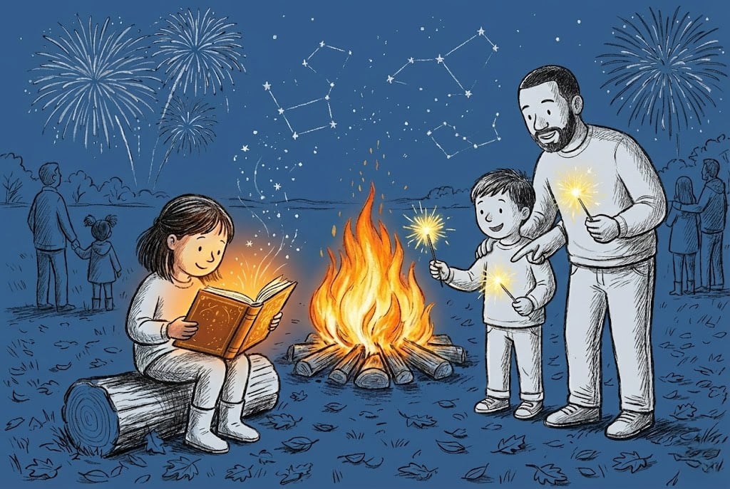 Bright ideas for bonfire night: spark imagination through reading