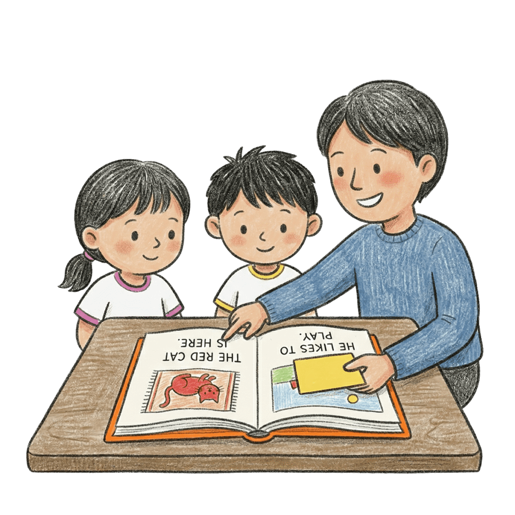 Picture-cover reading