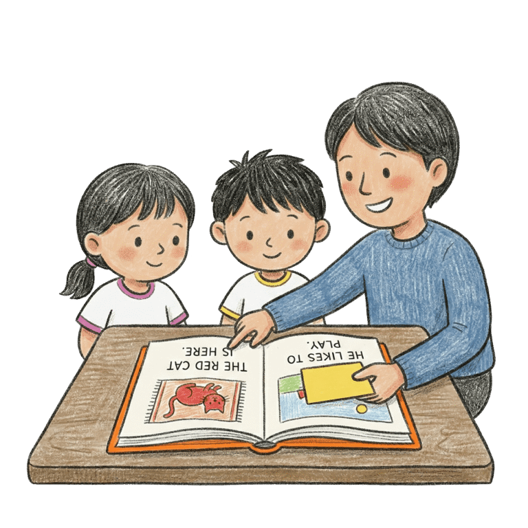 Picture-cover reading