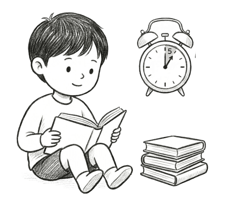 The five-minute reading habit