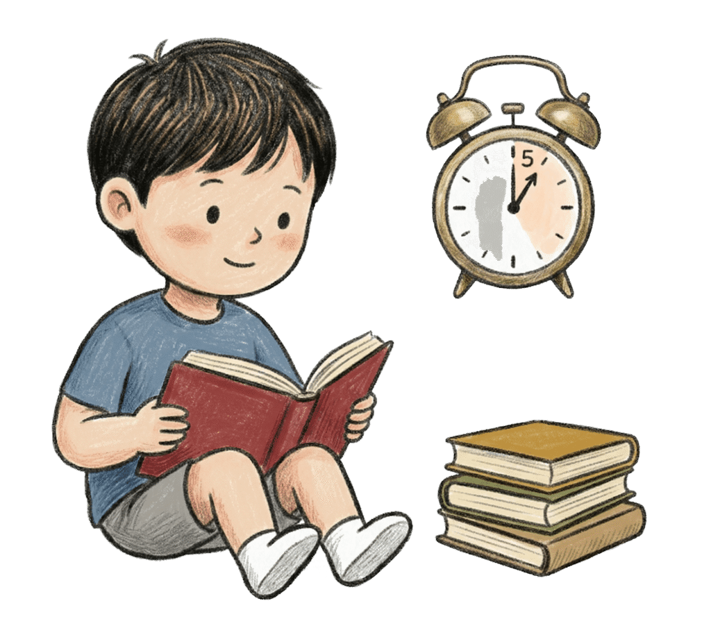 The five-minute reading habit