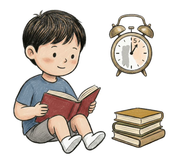 The five-minute reading habit