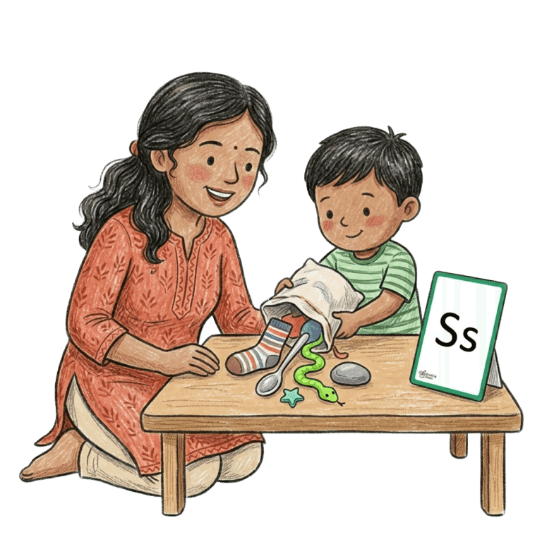 Letter-sound treasure hunt