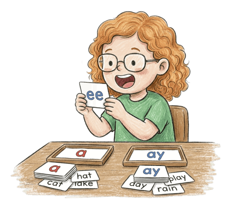 Short vs long vowel sort