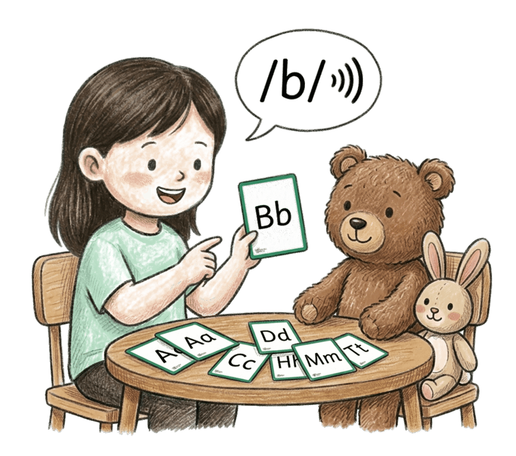 Teach the teddy sounds