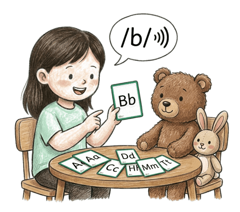 Teach the teddy sounds