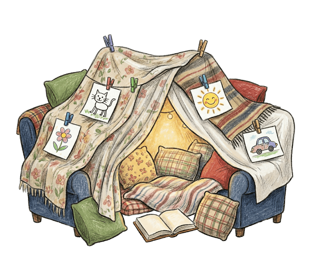 The reading den build