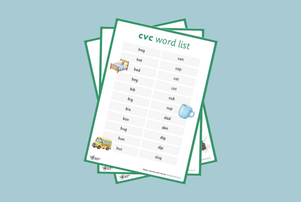 Phonics word lists: every sound your child needs to practise