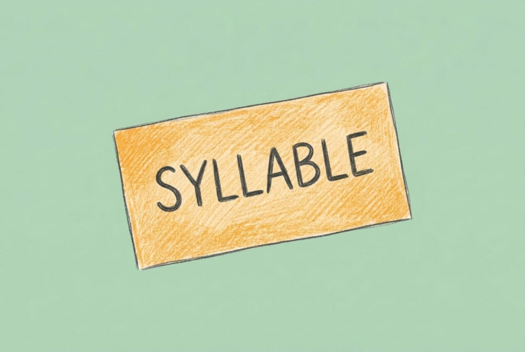 What is a syllable? A guide for parents