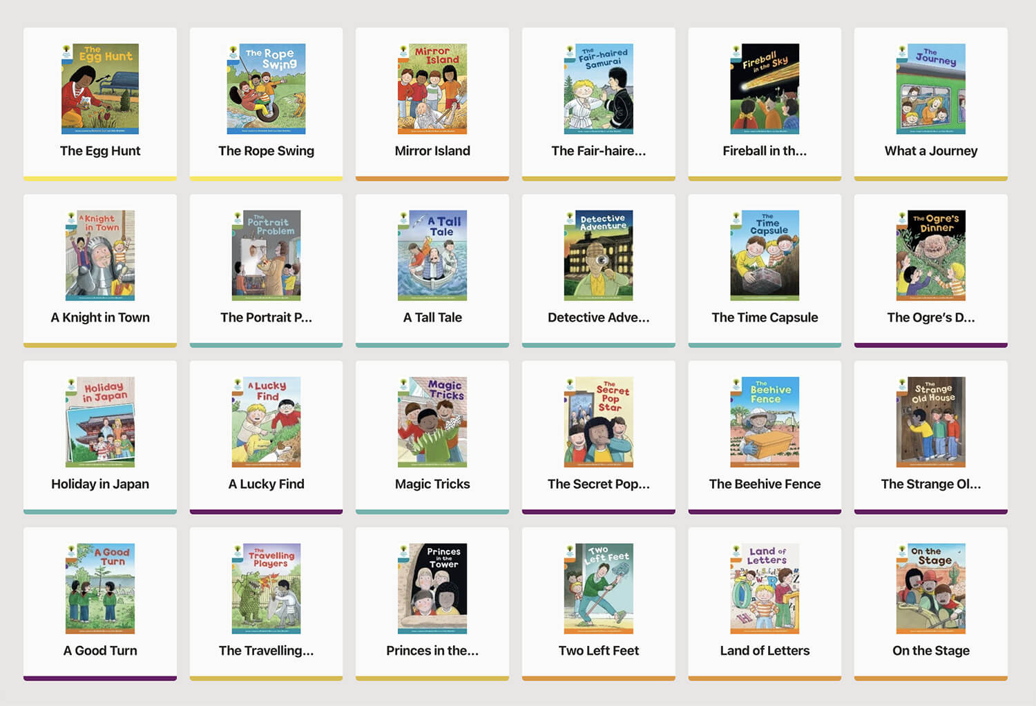 Oxford Reading Tree books to loan