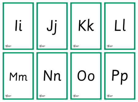 Alphabet Flashcards - Detail 3