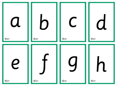 Alphabet Flashcards (Lower Case)