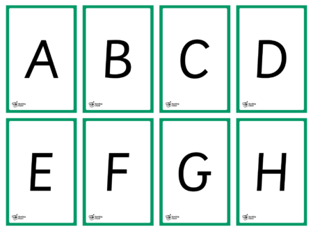 Alphabet Flashcards (Upper Case)