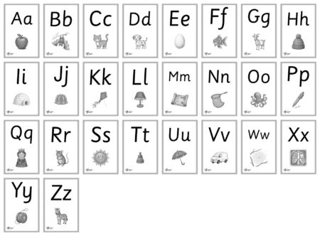 Alphabet Picture Flashcards - Detail 2