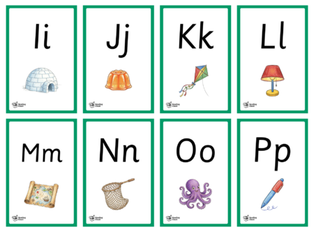 Alphabet Picture Flashcards - Detail 3
