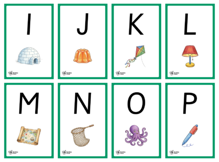 Alphabet Picture Flashcards (Upper Case) - Detail 3