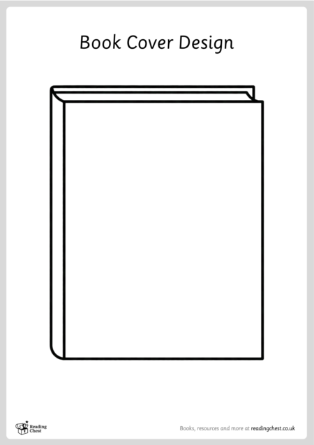 Book Cover Template - Black & White