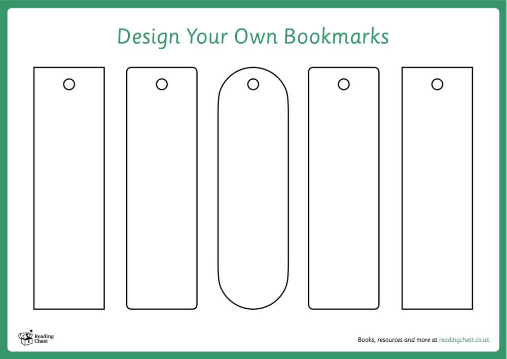 Bookmark Template (With Holes)