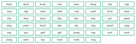 CCVC Word Cards - Detail 1