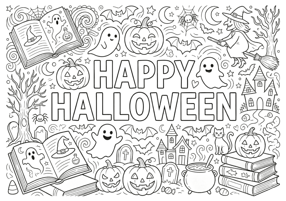 Halloween Colouring