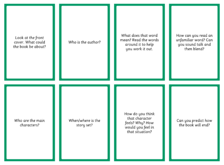Reading Prompt Cards