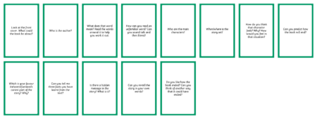 Reading Prompt Cards - Detail 1