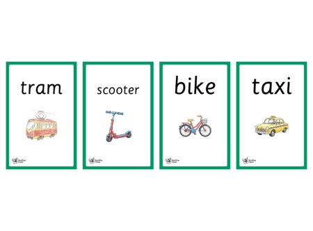 Transport Phonics Flashcards - Detail 3